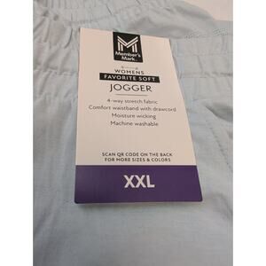 Member's Mark Ladies Favorite Soft Pant Women Blue Size XXL